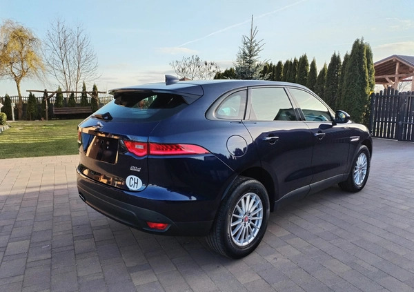 Jaguar F-Pace cena 62900 przebieg: 111000, rok produkcji 2017 z Iłowa małe 121